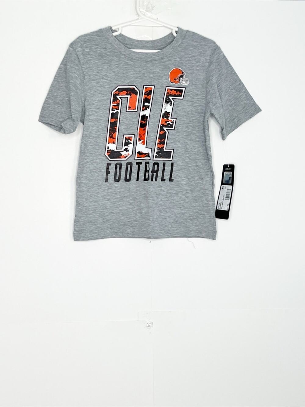 NFL Team Apparel Kids Cleveland Browns Short Sleeve T Shirt Size Small